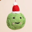 Close Up of santa Sprout Hanging Decoration