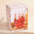 Packaging of Autumnal Leaves And Pumpkins Glass