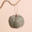 Green Felt Pumpkin Hanging Decoration