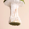 Close Up of Green Mushroom Hanging Decoration