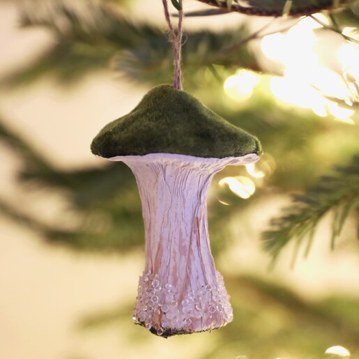 Green Mushroom Hanging Decoration Green Mushroom Hanging Decoration