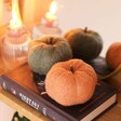 Green Felt Pumpkin Ornament