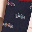 Men's Navy Blue Bike Socks