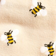 Close Up of Bee Print on Sock Talk Women's Novelty Bumblebee Bamboo Ankle Socks