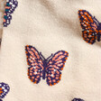 Close Up of Sock Talk Women's Novelty Butterfly Bamboo Ankle Socks