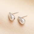 Stainless Steel Mini Teardrop Stud Earrings