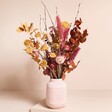 Amber Harvest Luxury Dried Flower Bouquet in a Vase