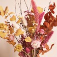 Close Up of Amber Harvest Luxury Dried Flower Bouquet