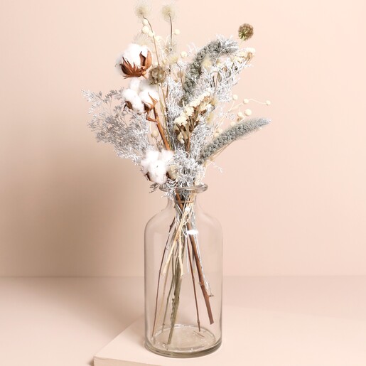 Frosty Fields Dried Flower Bouquet