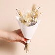 Moonrise Dried Flower Posy with Vase