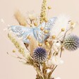 Close Up of Moonrise Dried Flower Posy with Vase