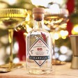 Personalised 200ml Festive Name Gin on a festive background