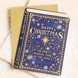The Art File Happy Christmas Novel Card