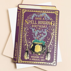 The Art File Spellbinding Birthday Novel Card