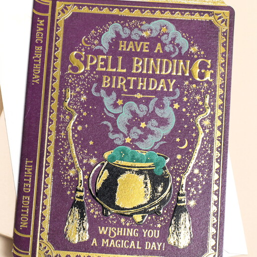 The Art File Spellbinding Birthday Novel Card The Art File Spellbinding Birthday Novel Card