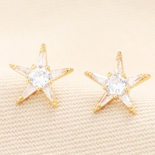 Crystal Star Stud Earrings