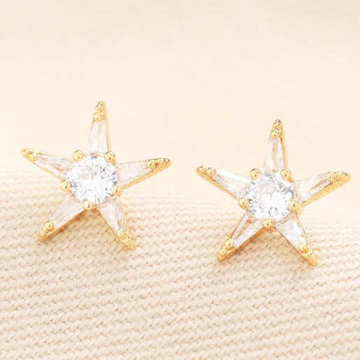 Crystal Star Stud Earrings