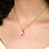 Enamel Ballerina Necklace in Gold