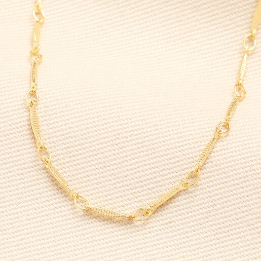 Fish Chain Necklace in Gold