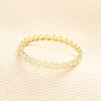 Small Multi-Disc Crystal Ring in Gold