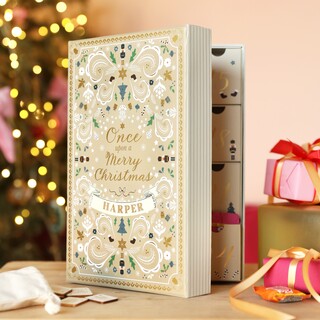 Personalised Fill Your Own Little Book of Christmas Advent Calendar