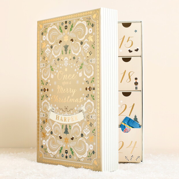 Personalised Little Book of Christmas Paper Advent Personalised Little Book of Christmas Paper Advent