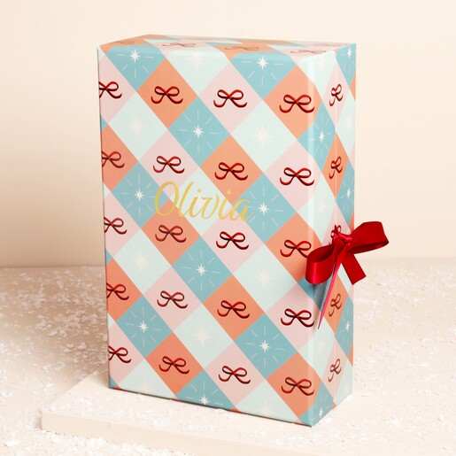 Personalised Fill Your Own Christmas Bow Paper Advent