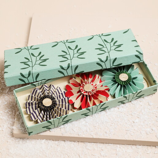 Afroart Set of 3 Pralines Christmas Tree Decorations