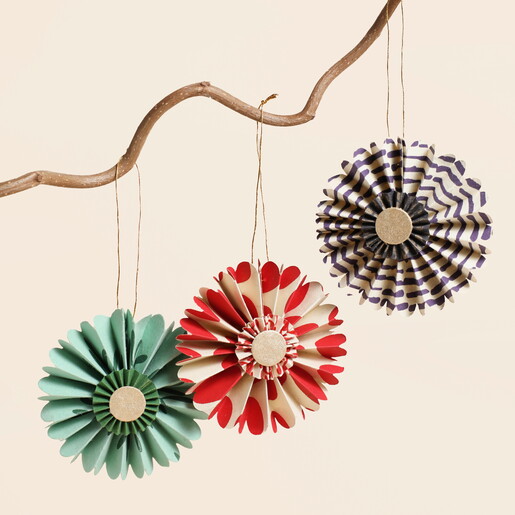 Afroart Set of 3 Pralines Christmas Tree Decorations