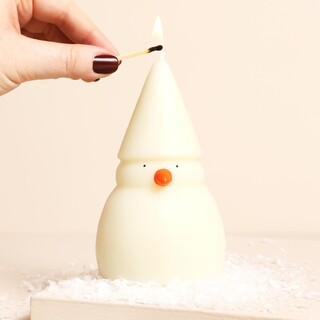 Afroart Snowman Soy Wax Candle