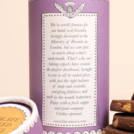 Biscuiteers Luxury Chocolate and Salted Caramel Shortbread