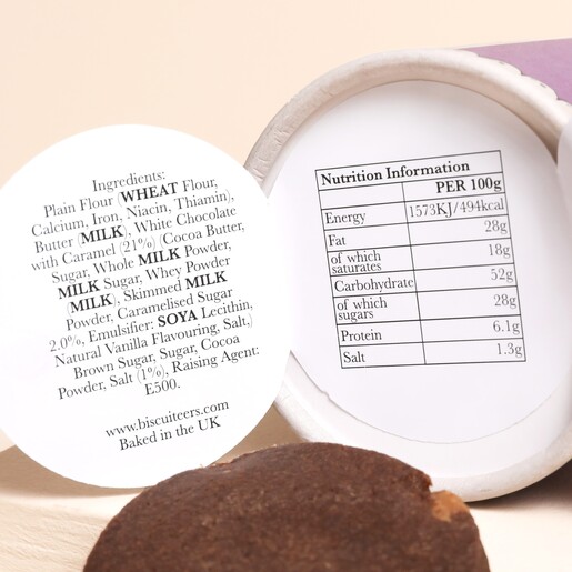 Biscuiteers Luxury Chocolate and Salted Caramel Shortbread