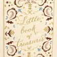 Close Up of Novel 'Book of Treasures' Linen Jewellery Box in Cream