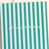 Dreams and Doodles Green Stripe Notebook
