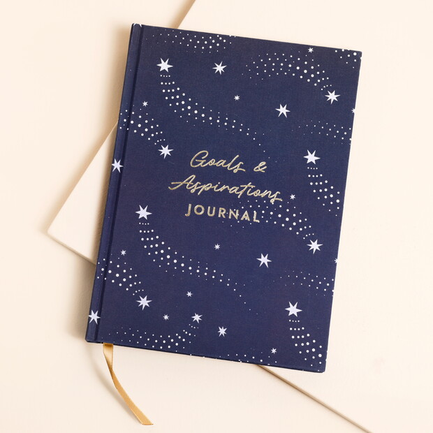 Navy Celestial Goals and Aspirations Journal Navy Celestial Goals and Aspirations Journal