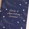 Navy Celestial Goals and Aspirations Notebook