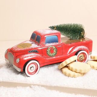 Christmas Truck Butter Shortbread Tin
