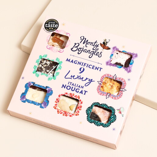 Monty Bojangles Magnficent 9 Luxury Italian Nougat 