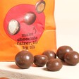 Close up of Tony's Chocolonely Littl' Bits Salted Caramel Sea Salt Biscuit