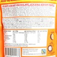 Back label of Tony's Chocolonely Littl' Bits Salted Caramel Sea Salt Biscuit