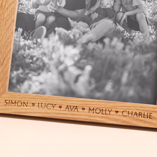 close up of name personalisation