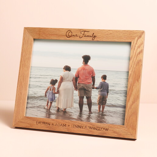 natural gran oak photo frame 