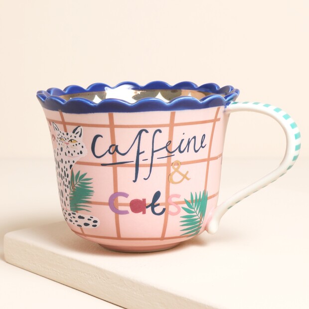House of Disaster Catnip Caffeine Cat Mug House of Disaster Catnip Caffeine Cat Mug