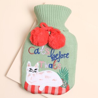 House of Disaster Catnip 'Cat's Before Twats' Hot Water Bottle 