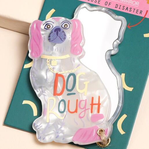 House of Disaster Dog House Dog Rough Compact Mirror
