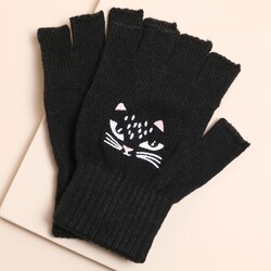 House of Disaster Feline Fingerless Gloves