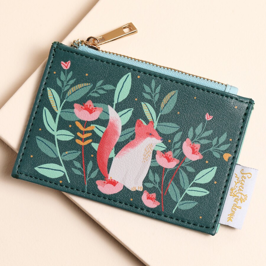 Secret Garden Fox Zip Purse | House of Disaster | Lisa Angel
