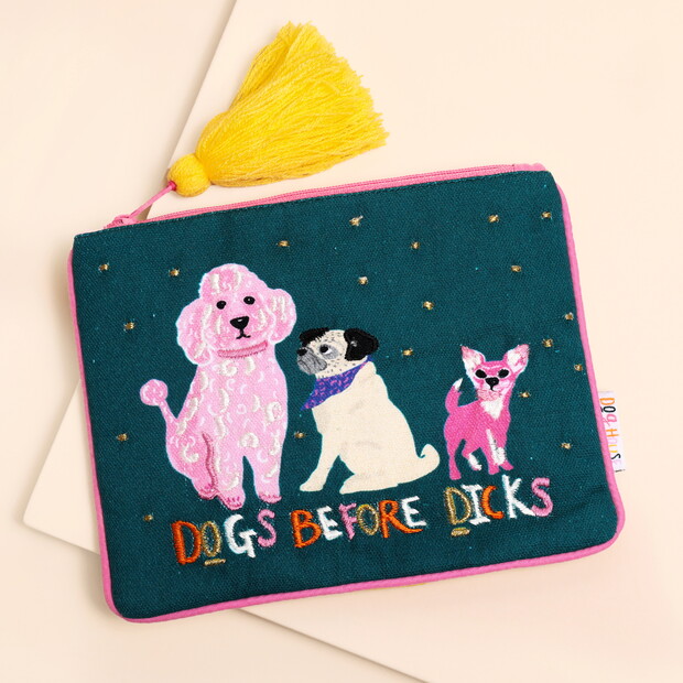 House of Disaster Dog House 'Dogs Before Dicks' Pouch