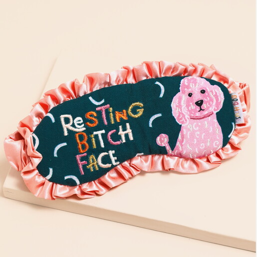 House of Disaster Dog House 'Resting Bitch Face' Eyemask