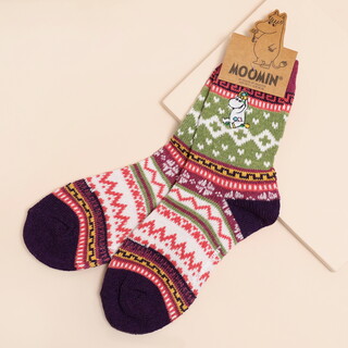 House of Disaster Moomin Fair Isle Snorkmaiden Socks